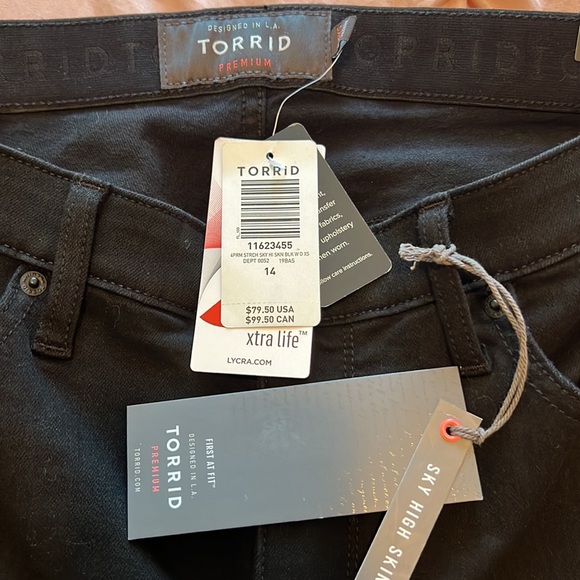 Sky high skinny distressed black jeans - Picture 6 of 6